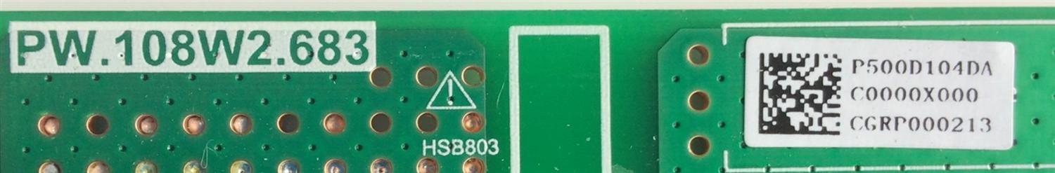 KIT DE TARJETAS PARA TV VIZIO / MAIN 6M03M0003220R / T.MT5597.U761 / 6M03A0001W00J / FUENTE PW.108W2.683 / P6500D104DA / C0000X000 / PANEL V500DJ6-D03 REV.CW / MODELO V505-H9 LIAIZBMW - Imagen 3